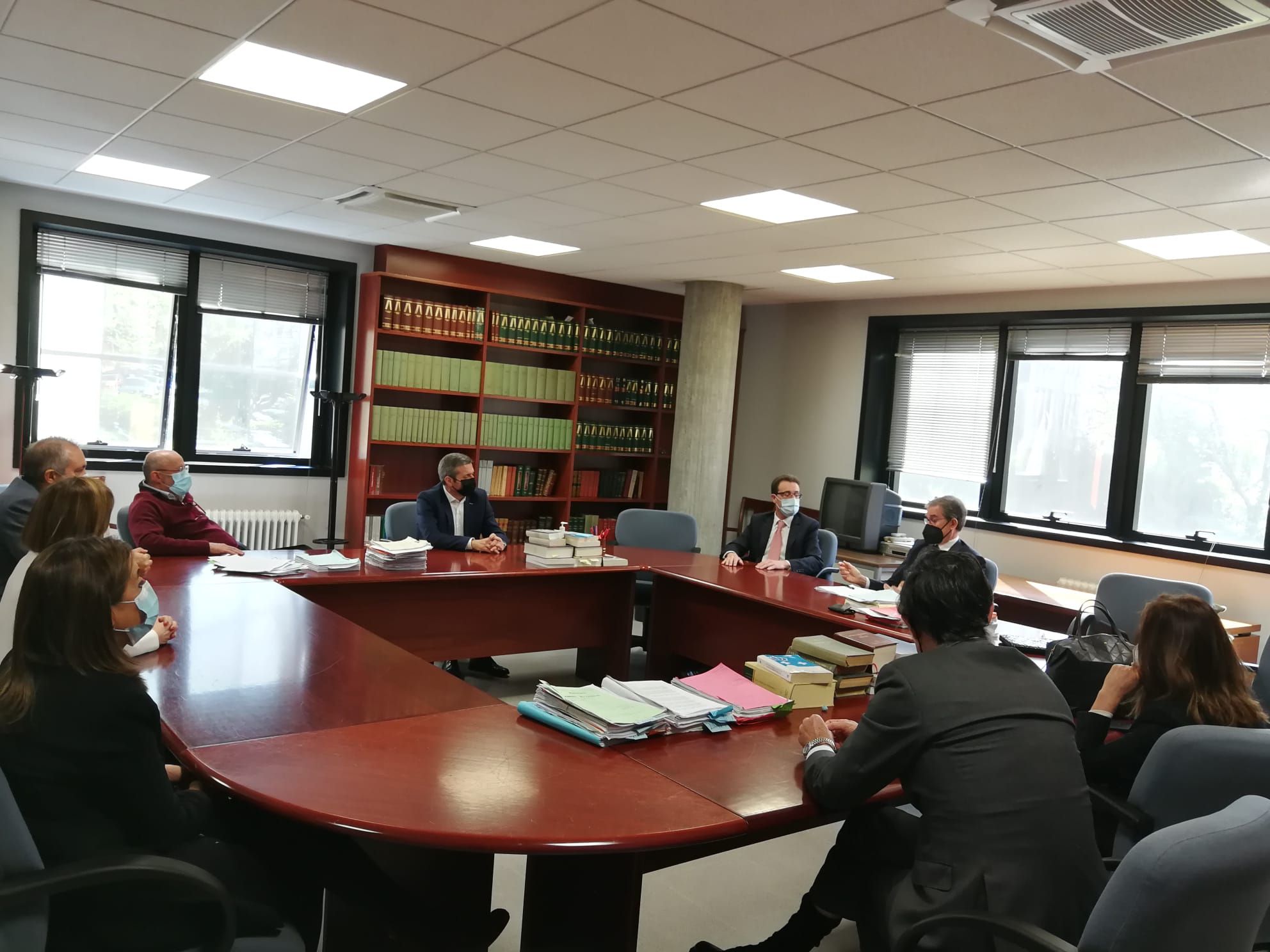 El presidente del Tribunal Superior de Xustiza de Galicia (TSXG), José María Gómez y Díaz-Castroverde, en la Audiencia Provincial